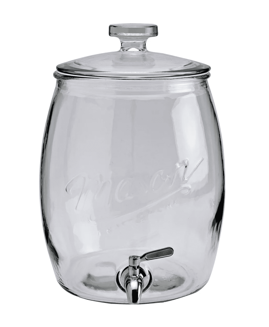 Buy Wholesale China 100oz Clear Glass Water Pot Large-capacity Drink  Dispenser With Stainless Steel Spigot & Juice Dispensers at USD 5.5