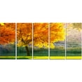 thumbnail image 2 of Beautiful Autumn Season in Forest - Extra Large Landscape Canvas Art, 2 of 3