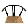 thumbnail image 6 of Moe's Home Collection Ventana Dining Chair Black And Natural-Set Of Two, 6 of 9