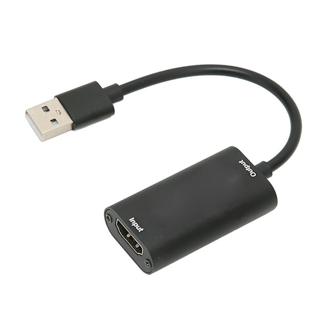 4K 1080P Video Capture Card, Game Video Capture To USB/USB C 1080p 60fps, Reliable Portable Video Converter Record Card For Teaching, Video Conference, Live Broadcast