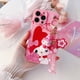 thumbnail image 3 of Samsung A14 A54 A34 A03S A73 A53 A33 A32 A23 A04 A03 A04S A13 A12 A50 A30S A50S A20S A10S A20 A30 5G Lite Melody Bear Hello Kity Llavero Colgante De Goma Lindo Estuche De Teléfono A Prueba De Golpes, 3 of 3
