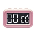 thumbnail image 2 of Maytalsory Stylish Table Clock Add Touch Of Elegance To Space Retractable Stand Electronic Led Clock Or Wall. Pink, 2 of 6