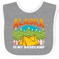 thumbnail image 3 of Inktastic Alaska Camping Vacation Boys or Girls Baby Bib, 3 of 4