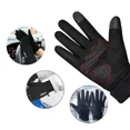 thumbnail image 5 of MANJIAMEI Men Cycling Gloves, Gripped Thermal Gloves Fashion Touch Screen Gloves Waterproof Winter Gloves Adjustable Full Finger Sports Gloves for Cycling Driving Camping Hiking Fishing, Grey, 5 of 6