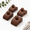 Brown, variant on Brown Solid Wood Quilt Hanger Wall Display Rack with Clamps for Blankets Rugs Tapestries