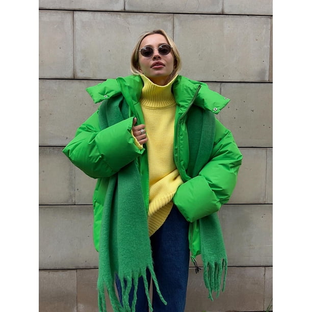 Abrigo, chaqueta de algodón, chaqueta de algodón suelta para mujer, chaqueta suelta superior