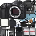 thumbnail image 1 of Canon EOS R5 Mark II Mirrorless Camera (Body Only) with 2 Pack 128GB Memory Card + Case + Tripod + ZeeTech Accessory Bundle, 1 of 5