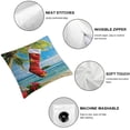 thumbnail image 4 of BANET Christmas Throw Pillow Cushion Cover, on The on Design, Decorative Square Accent Pillow Case 20x20in, 4 of 5