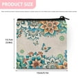 thumbnail image 6 of SEANATIVE Boho Mandala Sanitary Napkin Storage Bag for Women Butterfly Feminine Hygiene Bag 2 PCS Small Sanitary Napkin Storage Bag for Teen Girls Zipper Period Bag, 6 of 7