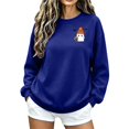 thumbnail image 5 of Qingpeng Womens Halloween Sweatshirt Spooky Season Print Crewneck Oversized Long Sleeve Oversized Fall Pullover Tops Loose Comfy Shirts, 5 of 6