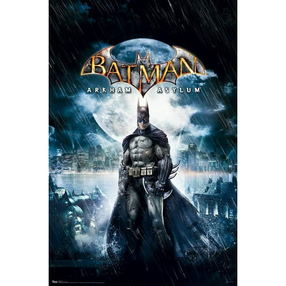 DC Comics Video Game - Arkham Asylum - Key Art Wall Poster, 22.375" x 34"