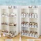 thumbnail image 4 of Shoe Slots Organizer, 8pcs Adjustable Double Layer Stack Shoe Rack,space-saving Storage Rack Holder For Shoes, Slippers n, 4 of 4