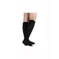 thumbnail image 2 of INSPIRE CHIC Unisex Breathable Toeless Compression Knee High Socks Black, 2 of 5