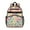 Multi Color Triangle, variant on Multi Color Triangle Checkered Pattern Backpack for School,Cute School Bag,Schoolbag with Adjustable Shoulder Straps & Padded Back,15.25"x11.5"x5.25"