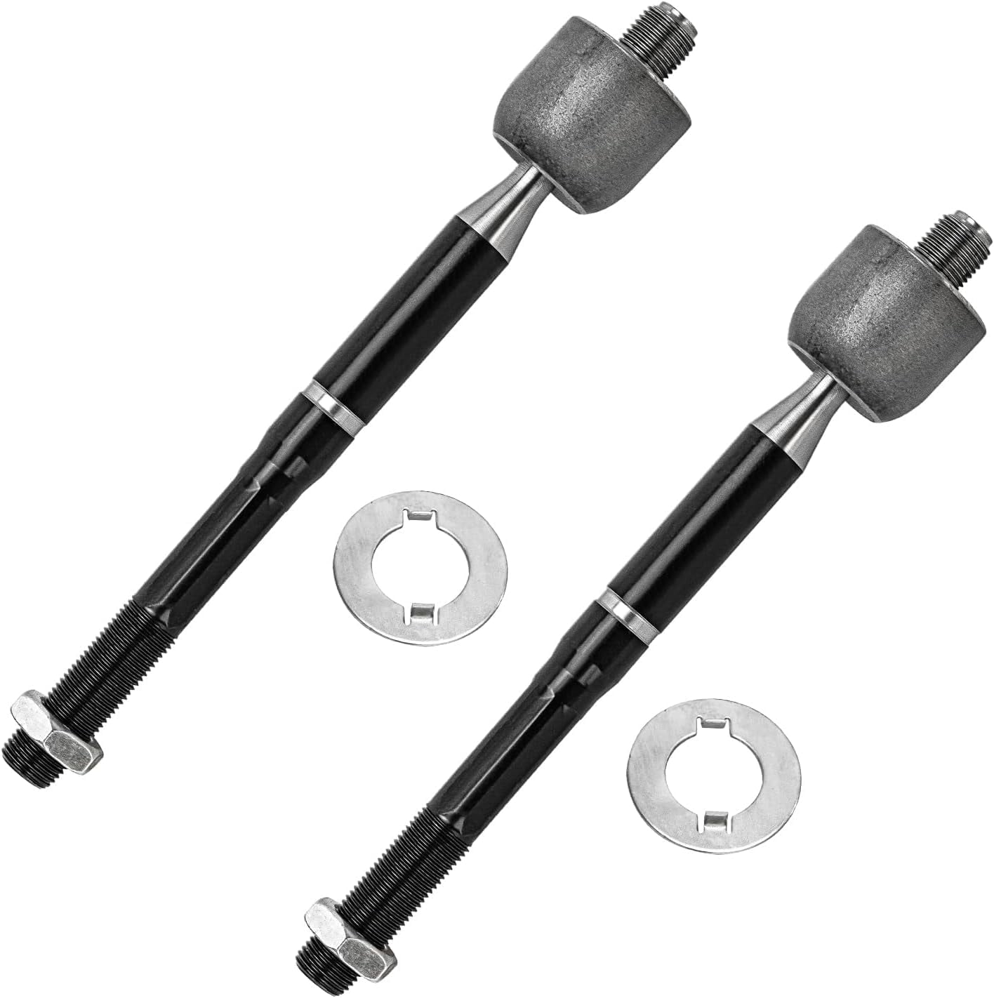 Detroit Axle - 4pc Front Tie Rods for 2015 Hyundai Sonata, 2016 2017 2018 Kia Optima, Inner Tie Rods Outer Tie Rod End Links Replacement