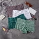 thumbnail image 3 of Bikini elástico Gibobby Bragas encaje sexys Ropa interior tiro bajo verde S, 3 of 5