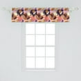 thumbnail image 2 of Ambesonne Floral Window Valance, Summer Gardening Theme, 54" X 12", Multicolor, 2 of 3