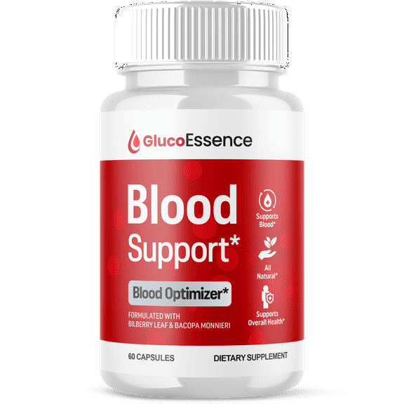 Gluco Essence Blood Balance Support Pills Advanced Formula Vitamin Supplement GlucoEssence 60 Capsules