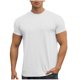 thumbnail image 2 of pstuiky camisetas para hombre, Blusas casuales de verano para hombre, de manga corta, color liso, con cuello redondo y para fitness camisas casuales para hombre xxl, 2 of 4