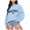 Light Blue [Halloween Shirts for Women Clearance], variant on WEIWEN Halloween Sweatshirt for Women Funny Pumpkin Long Sleeve Fall Shirts Salem Massachusetts EST 1626 Outfits Women's Fall Fashion Clothing Coffee, S