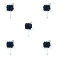 thumbnail image 3 of Decodeary Délicat et Raffiné Corsage Mariage Broches Accessoire au Trésor Formelle Bleu Foncé 5Set, 3 of 6