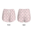 thumbnail image 4 of Disketp Cute Rabbit Print Women's Shorts Workout Shorts for Athletic Gym Running Shorts with Phone Pockets XX-Large, 4 of 8