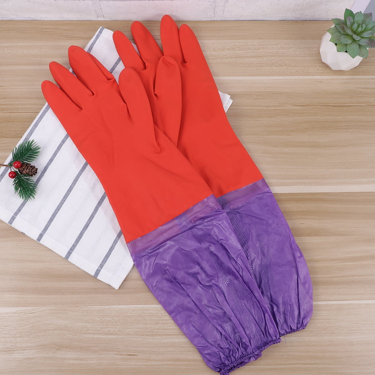 1 Pair of Aquarium Water Change Gloves Fish Tank Cleaning Gloves for