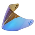 thumbnail image 2 of Visera para casco de motocicleta PC, visera protectora para casco de motocross para KYT GP Azul + Dorado, 2 of 6