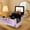 Pink, variant on Qifang Black Diamond Texture Aluminum Makeup Storage Case Portable Beauty Organizer Travel Trolley with Built-in Mirror and Key Lock 9"x6"x6"