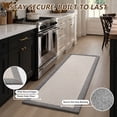 thumbnail image 3 of SIXHOME Kitchen Rugs 20"x32" Non-Slip Kitchen Mat, Washable Absorbent Small Throw Rug for Kitchen Floor, Twill Decor Mats in Gray Brown, 3 of 7