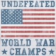 thumbnail image 3 of CafePress - Undefeated World War Champs Light T Shirt - Men's Classic Graphic T-Shirt, 3 of 4