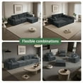 thumbnail image 3 of Boneless Cloud sofa, Small Sectional Loveseat Sofa with Memory Foam,No Assembly Required,Soft Corduroy Fabric,Compact Box Delivery for Apartments & Living Rooms, 3 of 9