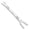 Silver, variant on 8-25mm Universal Wrench Self-Tightening Universal Wrench Tool, Double-Ended Torx Multifunctional Wrench for Car & Home Repair