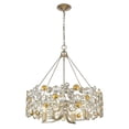 thumbnail image 3 of Trend Lighting TP10002ASL Vitozzi 4-Light Antique Silver Leaf Chandelier, 3 of 7