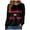 Black, variant on Duqingm Halloween Shirts for Women 2026 Long Sleeve Funny Graphic T-Shirt Casual Crewneck Tunic Tops Halloween Costumes Adult,S