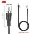thumbnail image 3 of QUTETN 3.5mm RCA Male to Bare Wire   2Pcs Replacement RCA Male Plug Jack Connector Adapter to Bare Wire  Open End Audio Video Stereo Speaker RCA Cable for Repair - 10ft, 3 of 9