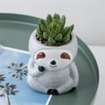 thumbnail image 3 of Ceramic Sitting Sloth Planter Pot, 3 of 4