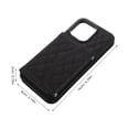 thumbnail image 2 of Minkissy Credit Card Holder Wallet Phone Case Wallet Black Cash Storage Travel 1Pack, 2 of 8