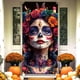 thumbnail image 1 of Decoraciones de Halloween, Cubrepuertas de 89 x 180 cm para Halloween y Día de Muertos - Decoración para puerta de Halloween y Día de Muertos - Cubrepuertas de poliéster para fiestas y festivales, 1 of 6