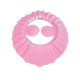 thumbnail image 1 of Champú ajustable para bebé, ducha, protección para el baño, gorro para lavar el cabello, protector con almohadillas protectoras para los oídos (rosa), 1 of 3