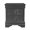 Metallic Grey, variant on Metallic Grey Nightstand With Mesmerizing Crystal Embellished Decorations Shaker Style In Grey, Textured Drawer And Legs