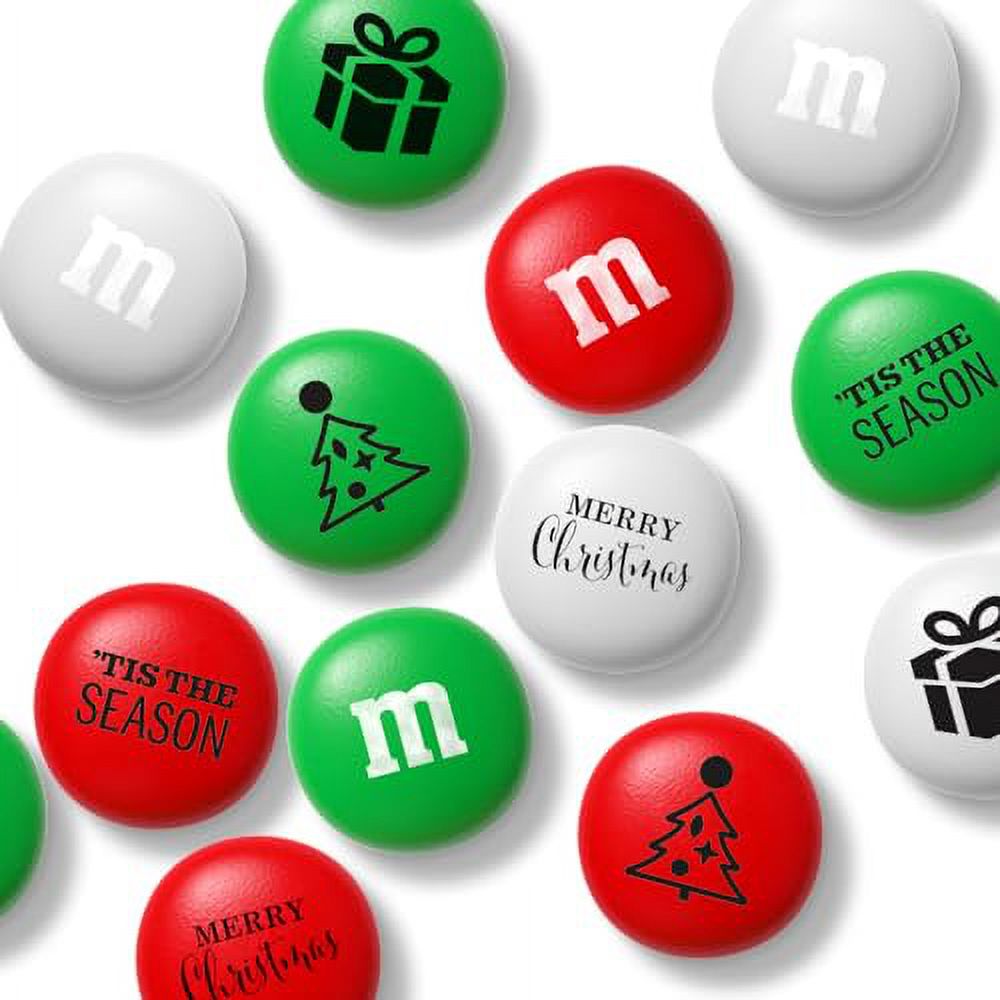 M&Mâ€™S WORLD Christmas Milk Chocolate Candy - 2 Pounds of Holiday Color Chocolate Bulk For Christmas Candy Bags, Decorations, and More