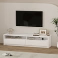 thumbnail image 2 of Duncan 70" TV Stand in White made from Engineered Wood, 2 of 11