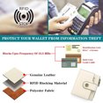 thumbnail image 5 of FALAN MULE Small Wallet for Women Leather Bifold Compact Small Womens Wallet with RFID Blocking, 5 of 8