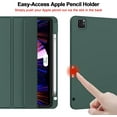 thumbnail image 3 of New iPad Pro 11 Inch Case 2021(3rd Gen)/2020(2nd Gen) with Pencil Holder,Smart iPad Case [Support Touch ID and Auto Wake/Sleep] with Auto 2nd Gen Pencil Charging (Midnight Green), 3 of 4