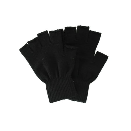 Winter Fingerless Gloves without Flap Cover Mitten Gloves