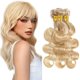 thumbnail image 1 of Hair Bundles Fridnae P27613 Body Wave 8A, grado 12, 14, 16, rubio miel, 1 of 7