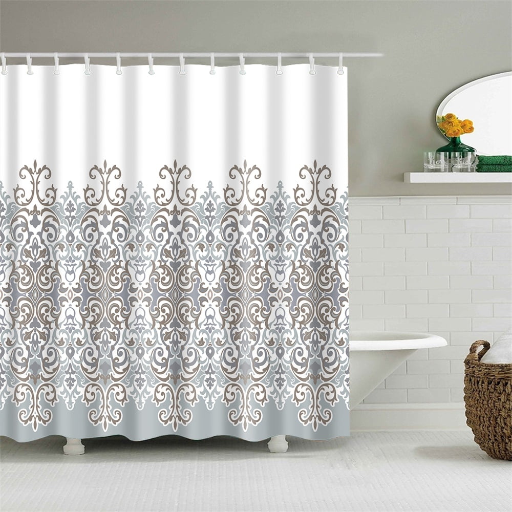 Shower Curtain Set With Hooks Vintage, Max Studio Shower Curtain