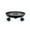 Black-BK-home supplies, variant on LEFTHIGH Home Flower Pot Tray with Wheels Thick Base Roller Large Plastic Flower Pot Water Collection Tray Wheel Mobile Flower Pot Chassis Room Decor
