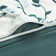 thumbnail image 2 of Chanasya Luxurious 3-Piece Teal Floral Duvet Bedding Sets, King, 2 of 7